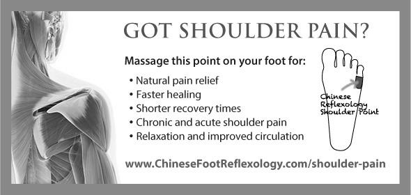Reflexology shoulder ache relief image 0